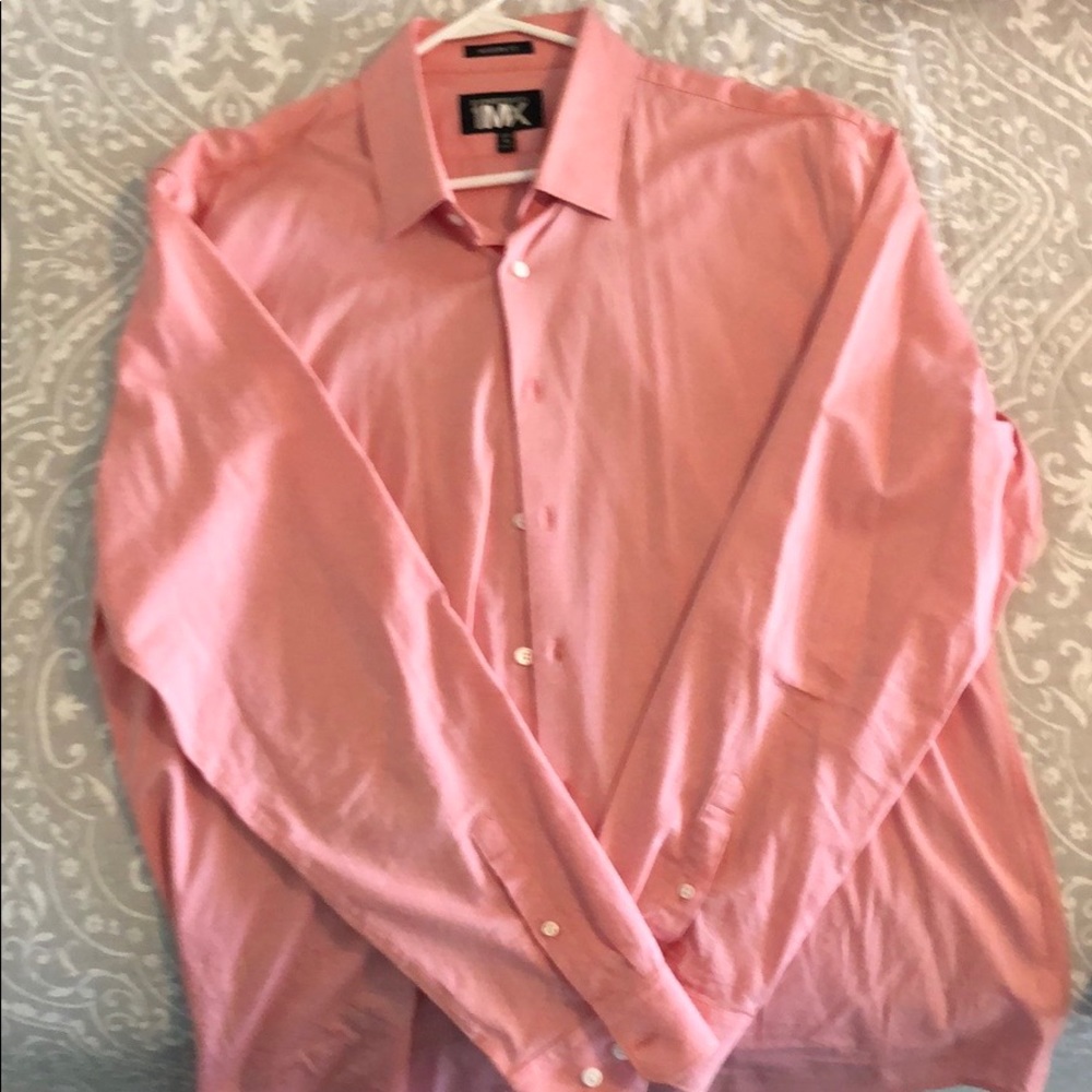 Express 1MX coral (not pink) XL dress shirt